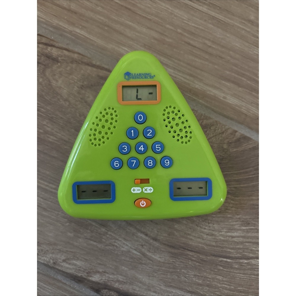 Learning Resources MINUTE MATH Electronic Flash‎ Card - 3 Levels of Difficulty